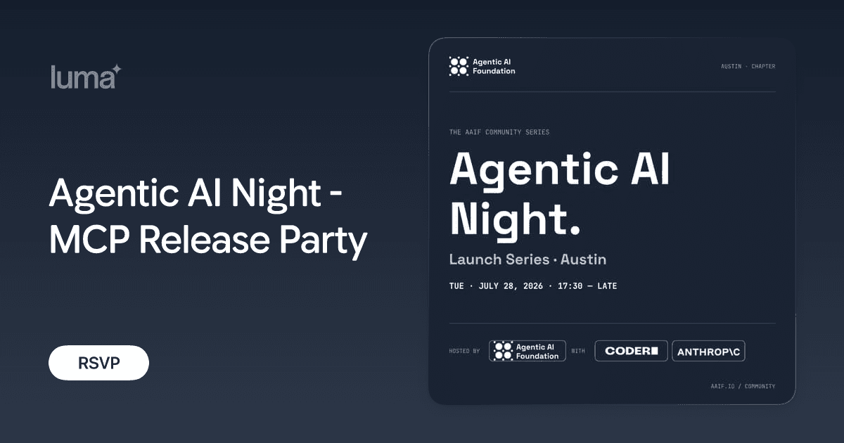 Agentic AI Night - MCP Release Party