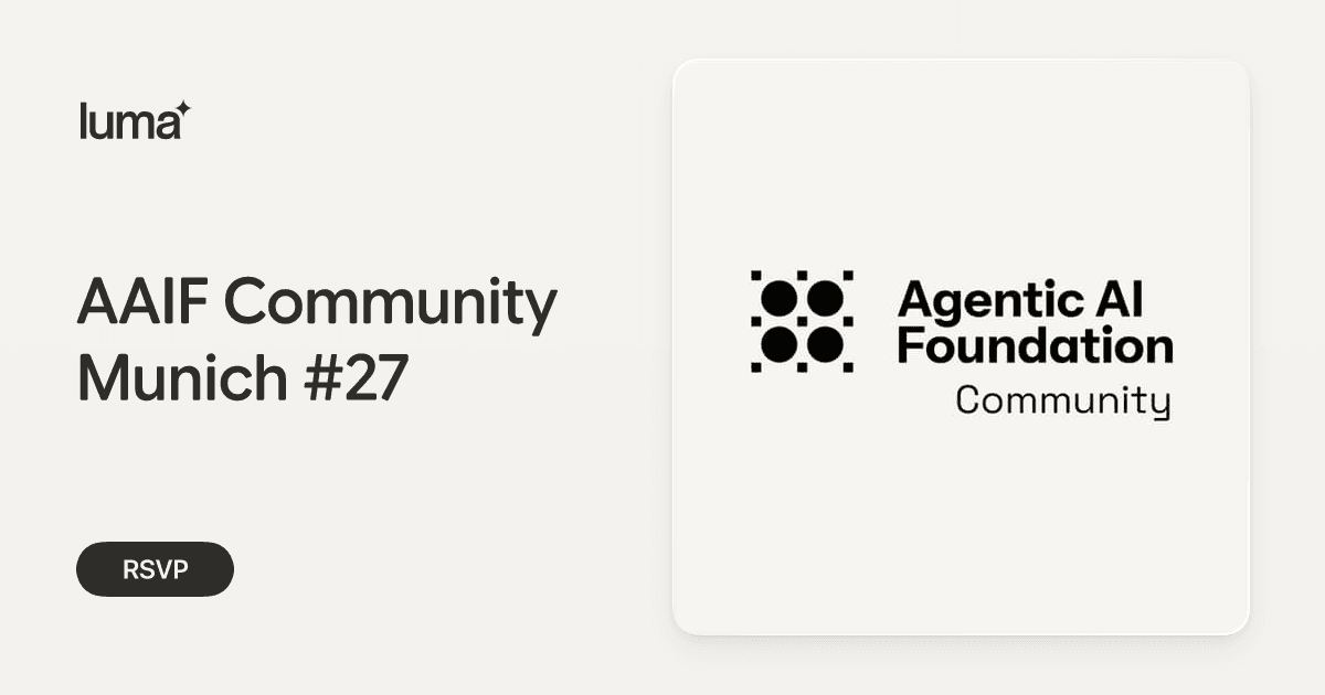 AAIF Community Munich 27