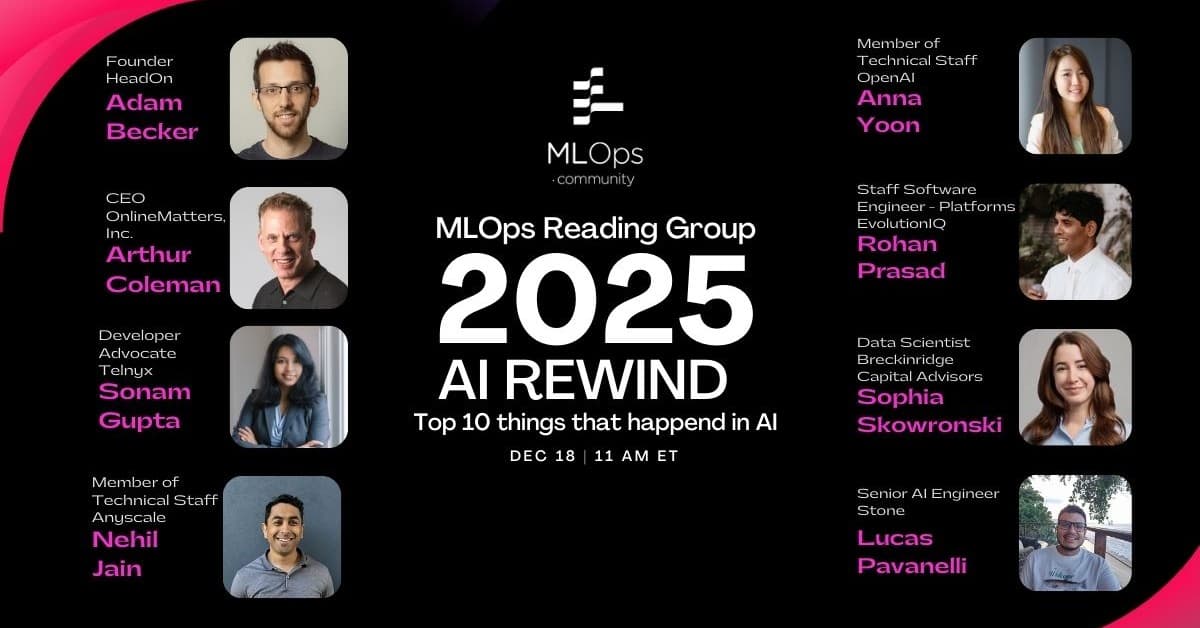 AI REWIND - MLOps Reading Group Special