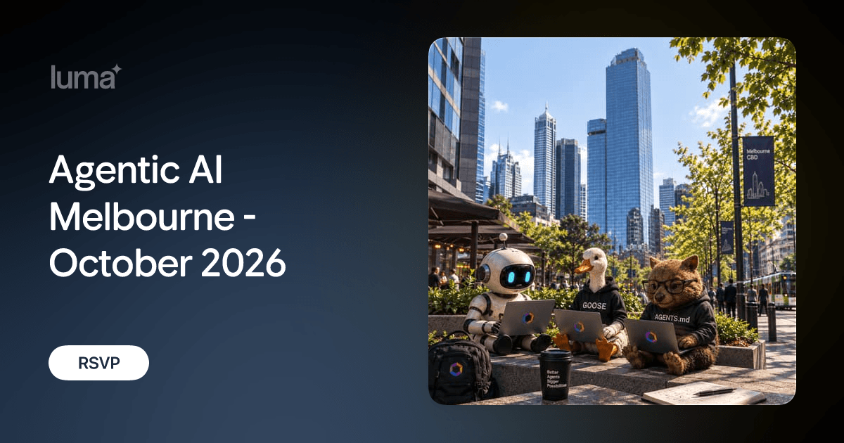 Agentic AI Melbourne - October