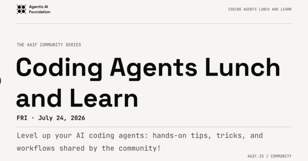 Coding Agents Lunch & Learn – Session 20: MCP in Practice